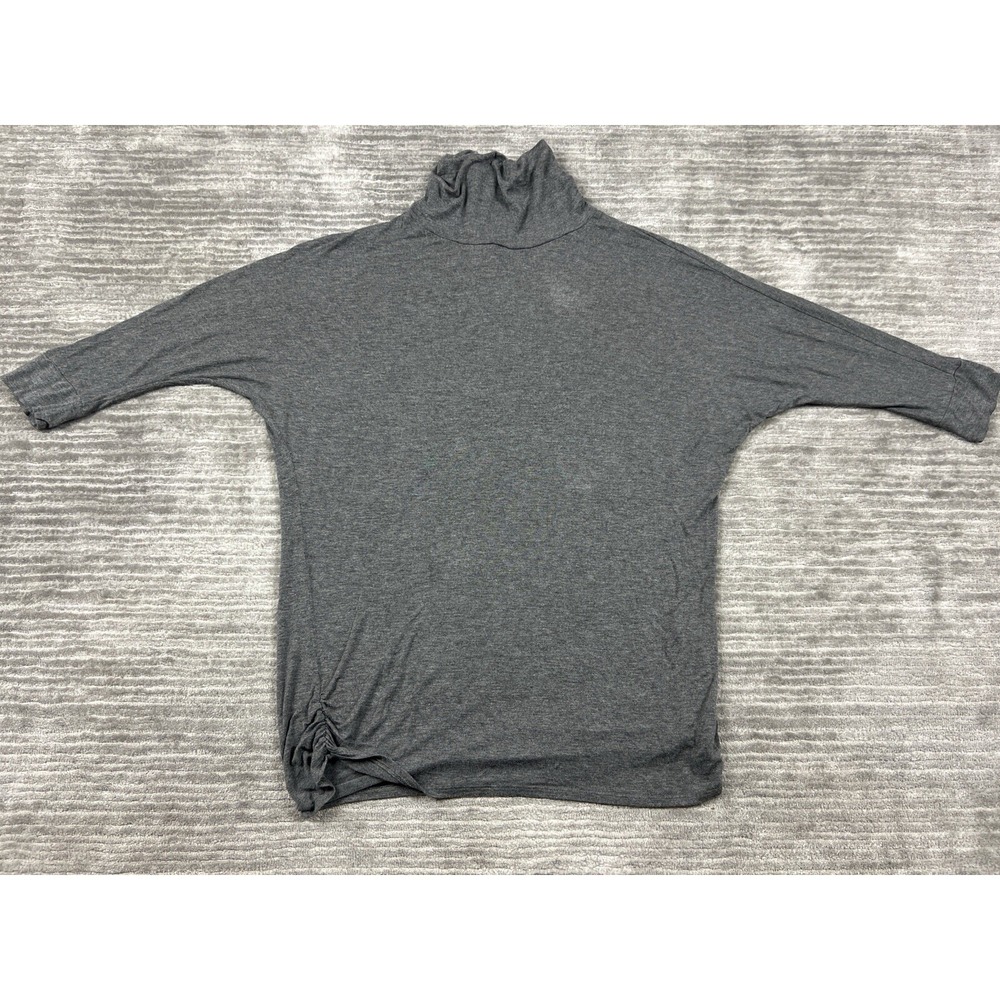 Caralase Top Womens‎ Extra Large Gray Dolman 3/4 Sleeve Rayon Blend